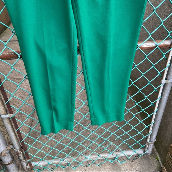Talbots Green Cropped Pants 6 - Picture 9 of 16